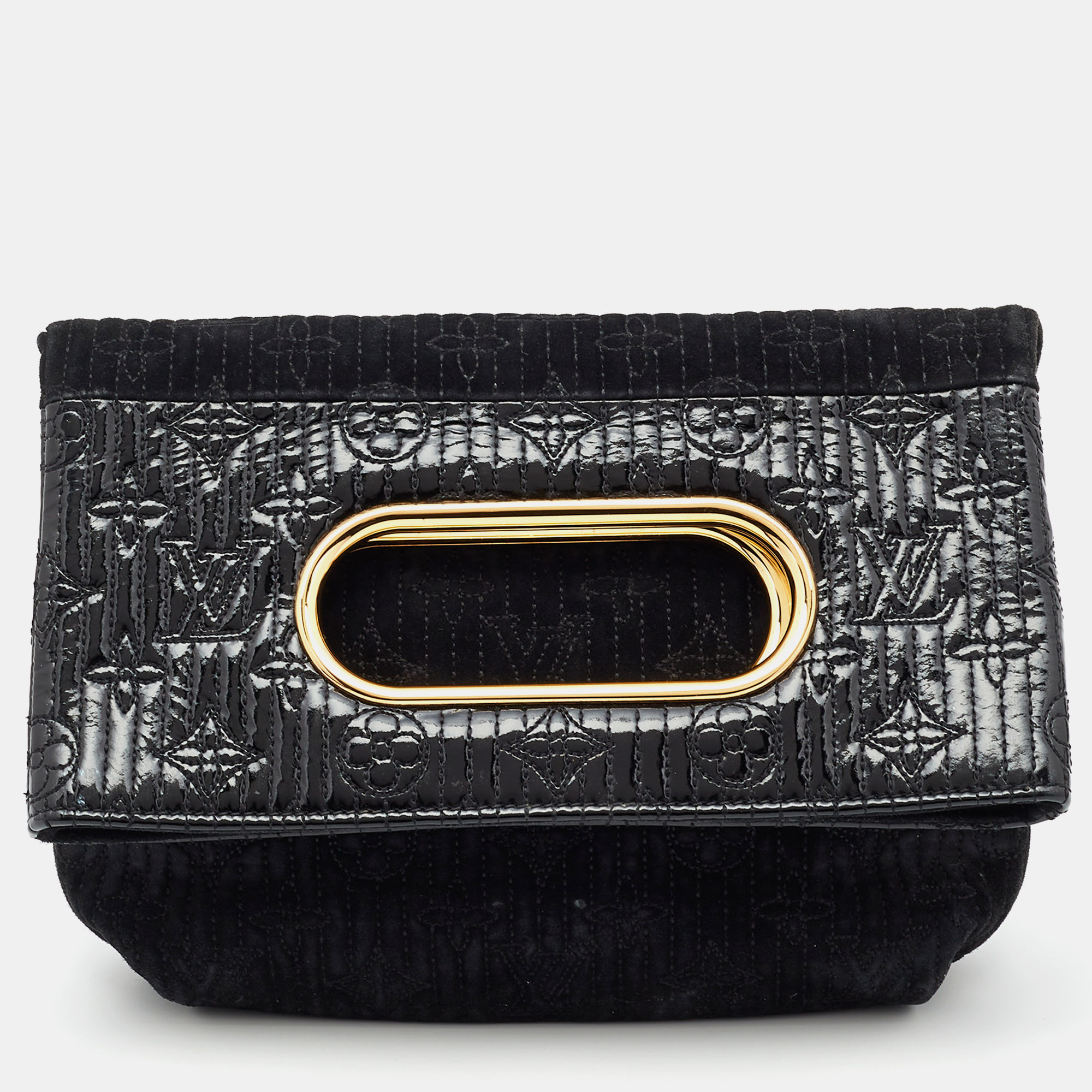 Louis Vuitton Black Monogram Suede Limited Edition Motard Afterdark Clutch, Clutches & Special Occasion Bags - Luxury Closet catalog