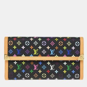 Louis Vuitton Black Monogram Multicolor Wallet, Wallets & Money Clips - Luxury Closet catalog