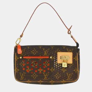 Louis Vuitton Brown Monogram Canvas Perforated Pochette Accessoires Handbag, Shoulder Bags - Luxury Closet catalog