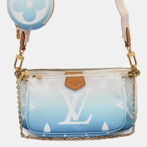 Louis Vuitton Blue Monogram Giant By The Pool Collection Multi Pochette Accessoires Bag, Shoulder Bags - Luxury Closet catalog