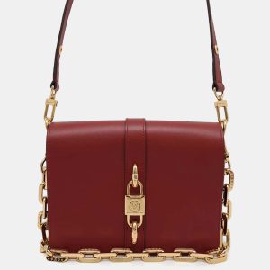 Louis Vuitton Red Calf Leather Rendezvous Bag, Shoulder Bags - Luxury Closet catalog