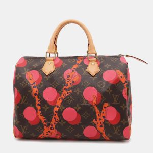 Louis Vuitton Brown/Red Monogram Monogram Ramage Speedy 30 Bag, Tote Handbags - Luxury Closet catalog