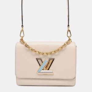 Louis Vuitton Ivory Epi Leather Twist MM Bag, Shoulder Bags - Luxury Closet catalog