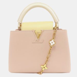 Louis Vuitton Pink Leather Capucines Handbag, Satchels - Luxury Closet catalog