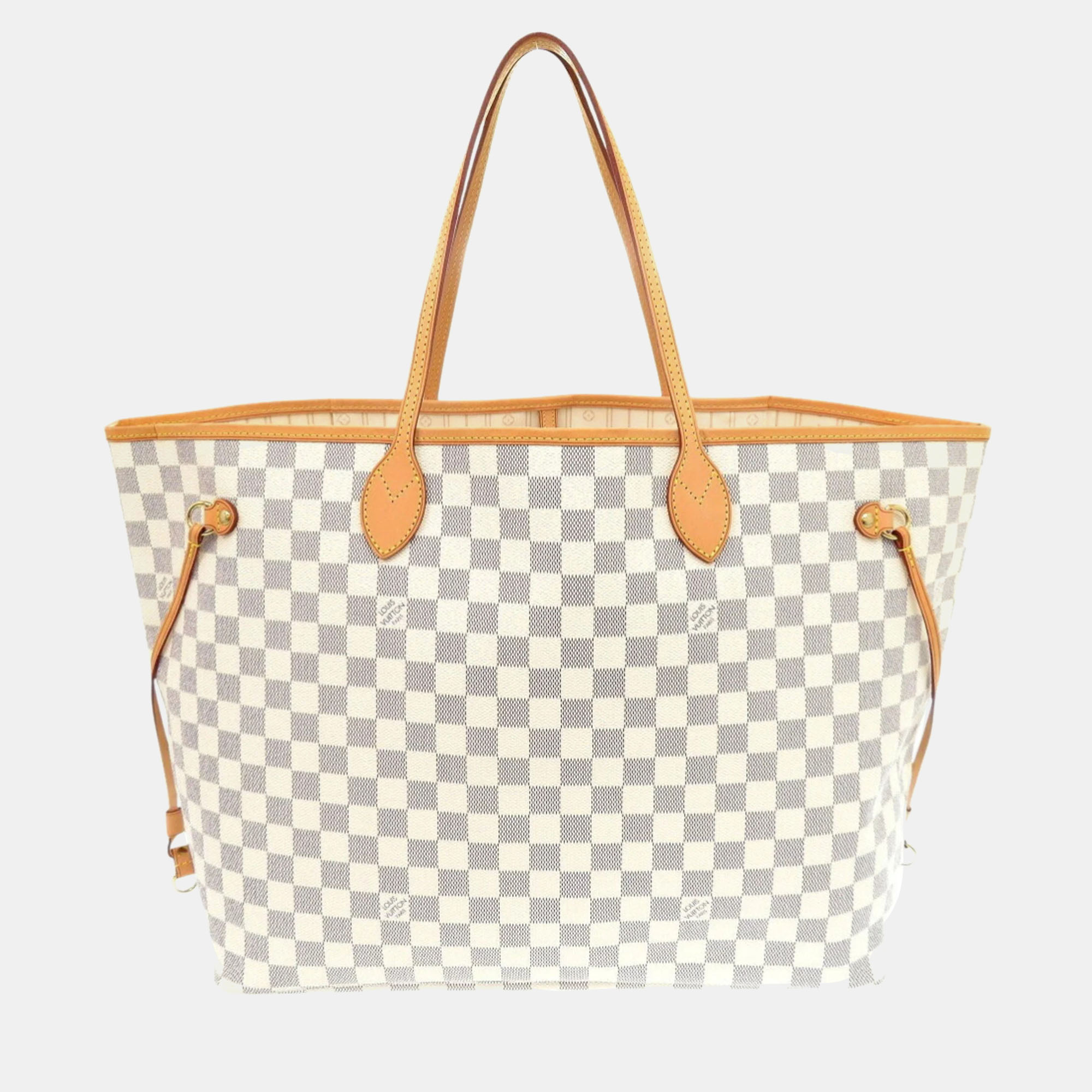 Louis Vuitton White Damier Azur Canvas Neverfull GM Tote Bag, Tote Handbags - Luxury Closet catalog