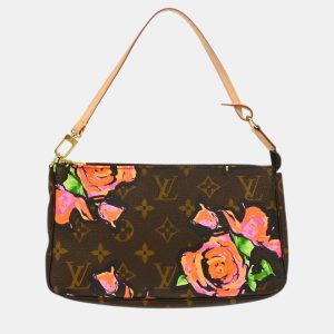 Louis Vuitton Brown Monogram Rose Pochette Accessoires  Handbag, Shoulder Bags - Luxury Closet catalog
