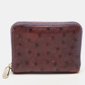Louis Vuitton Purple Ostrich Zippy Coin Purse, Wallets & Money Clips - Luxury Closet catalog