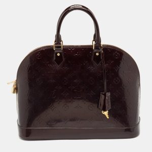 Louis Vuitton Amarante Monogram Vernis Alma GM Bag, Satchels - Luxury Closet catalog