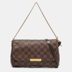Louis Vuitton Damier Ebene Canvas Favorite MM Bag, Shoulder Bags - Luxury Closet catalog