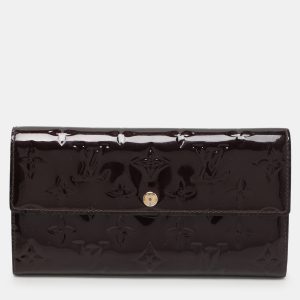 Louis Vuitton Amarante Monogram Vernis Sarah Continental Wallet, Wallets & Money Clips - Luxury Closet catalog