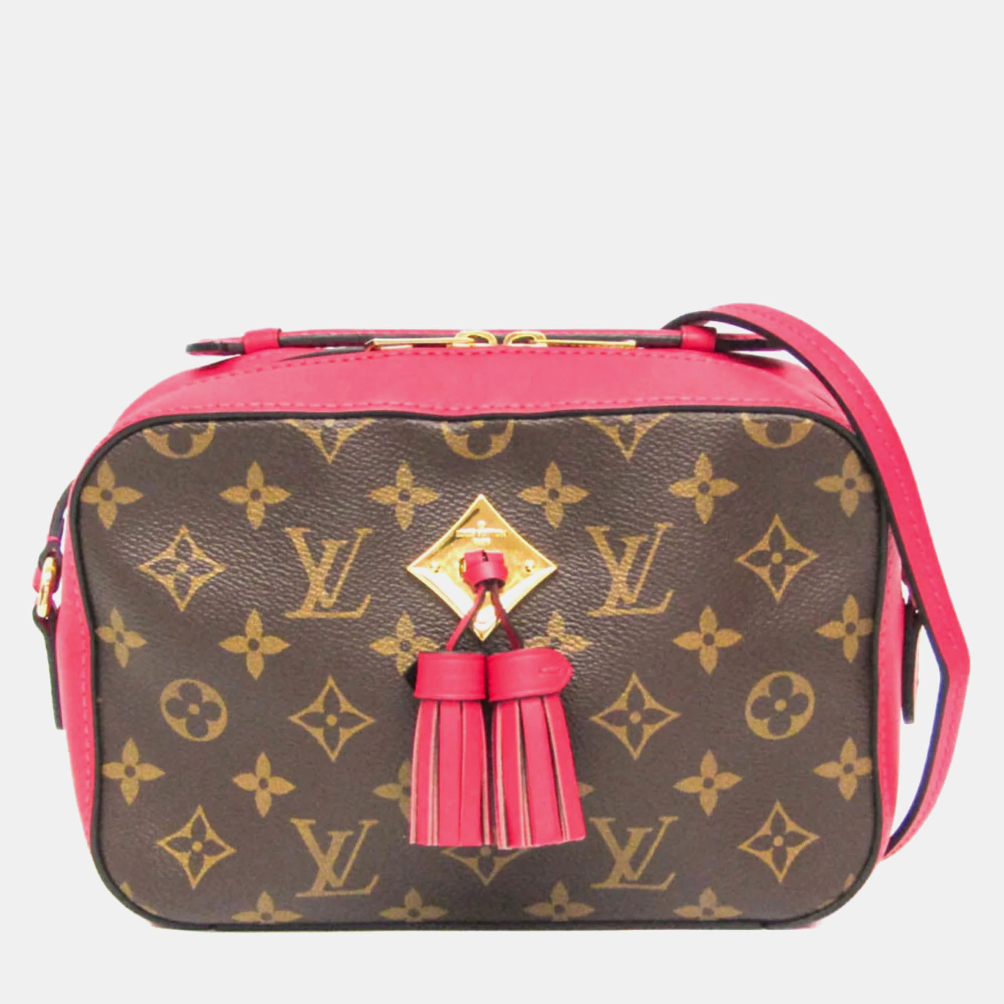Louis Vuitton Brown/Freesia Monogram Saintonge Shoulder Bag, Backpacks - Luxury Closet catalog