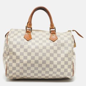 Louis Vuitton Damier Azur Canvas Speedy 30 Bag, Satchels - Luxury Closet catalog