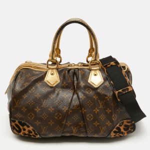 Louis Vuitton Monogram Canvas and Leopard Calf Hair Limited Edition Stephen Sprouse Bag, Satchels - Luxury Closet catalog