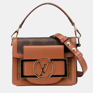 Louis Vuitton Brown Monogram Canvas Dauphine Lock XL Handbag, Tote Handbags - Luxury Closet catalog