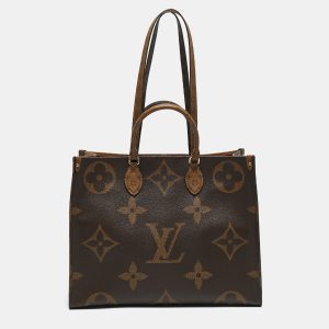 Louis Vuitton Monogram Reverse Giant Canvas OnTheGo GM Bag, Tote Handbags - Luxury Closet catalog