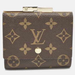 Louis Vuitton Monogram Canvas Kisslock Trifold Wallet, Wallets & Money Clips - Luxury Closet catalog