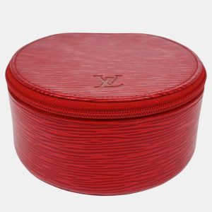 Louis Vuitton Red Epi Leather Jewelry Case, Handbags - Luxury Closet catalog