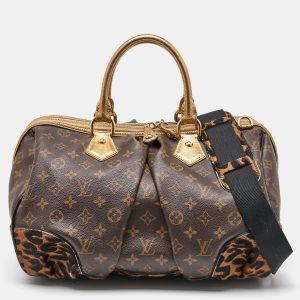 Louis Vuitton Monogram Canvas and Leopard Calf Hair Limited Edition Stephen Sprouse Bag, Satchels - Luxury Closet catalog