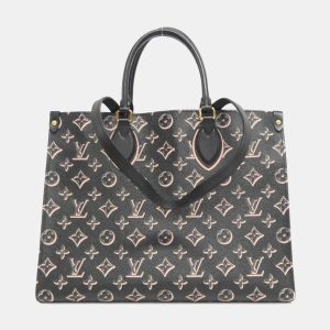 Louis Vuitton Black Canvas Fall For You OnTheGo MM Handbag, Tote Handbags - Luxury Closet catalog