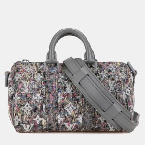 Louis Vuitton Grey Leather Felt Keepall XS Shoulder Bag, Tote Handbags - Luxury Closet catalog