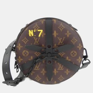 Louis Vuitton Brown Monogram Canvas N&deg;7 Wheel Box Shoulder Bag, Shoulder Bags - Luxury Closet catalog