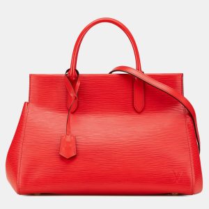 Louis Vuitton Red Epi Marly MM, Satchels - Luxury Closet catalog