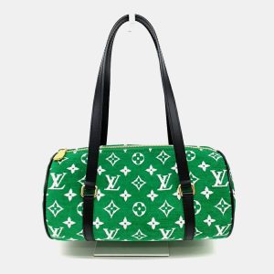 Louis Vuitton Green Velvet Papillon Shoulder Bag, Satchels - Luxury Closet catalog