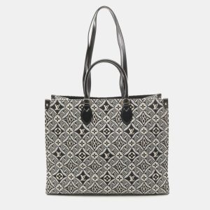 Louis Vuitton Black Canvas Since 1854 OnTheGo GM Bag, Tote Handbags - Luxury Closet catalog