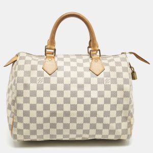 Louis Vuitton Damier Azur Canvas Speedy 30 Bag, Satchels - Luxury Closet catalog
