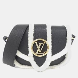 Louis Vuitton Black Monogram Leather Pont Neuf Soft PM Shoulder Bag, Handbags - Luxury Closet catalog