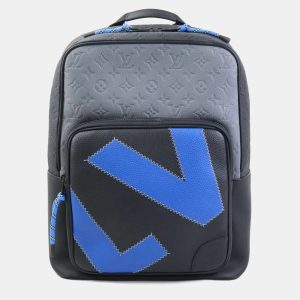Louis Vuitton Black and Blue Taurillon Leather Backpack, Backpacks - Luxury Closet catalog