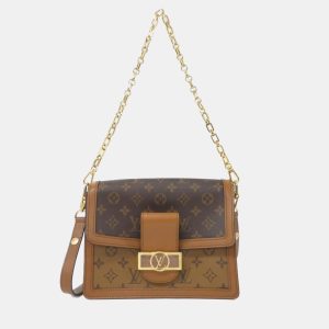 Louis Vuitton Monogram Reverse Dauphine MM Shoulder Bag, Shoulder Bags - Luxury Closet catalog