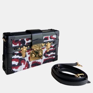 Louis Vuitton Petite Malle Multicolor Sequin Embellished Canvas, Shoulder Bags - Luxury Closet catalog