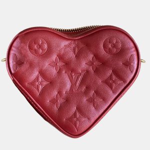 Louis Vuitton Red Monogram Leather Fall In Love Sac Coeur Heart Chain Bag, Wallets & Money Clips - Luxury Closet catalog