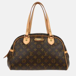 Louis Vuitton Brown Monogram Canvas Montorgueil PM Handbag, Satchels - Luxury Closet catalog
