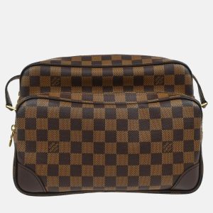 Louis Vuitton Brown Damier Ebene Canvas Nile Shoulder Bag, Shoulder Bags - Luxury Closet catalog