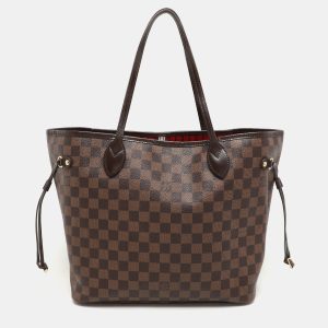 Louis Vuitton Damier Ebene Canvas and Leather Neverfull MM Bag, Tote Handbags - Luxury Closet catalog