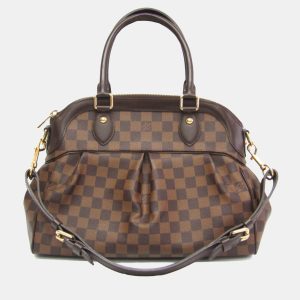 Louis Vuitton Brown Ebene Damier Trevi Pm Shoulder Bag, Satchels - Luxury Closet catalog