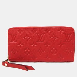 Louis Vuitton Red Monogram Empreinte Zippy Wallet, Wallets & Money Clips - Luxury Closet catalog