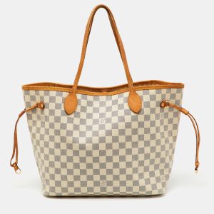 Louis Vuitton Damier Azur Canvas Neverfull MM Bag, Tote Handbags - Luxury Closet catalog