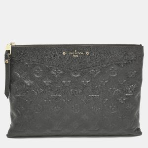 Louis Vuitton Black Monogram Empreinte Leather Daily Pouch, Wallets & Money Clips - Luxury Closet catalog