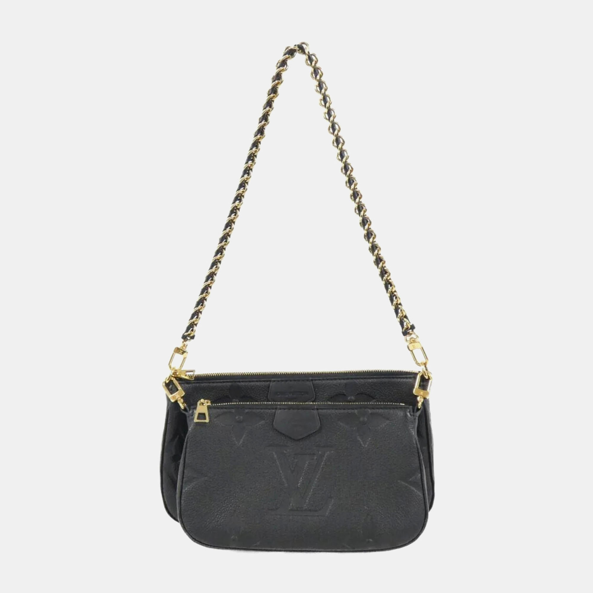 Louis Vuitton Black Monogram Empreinte Leather Multi Pochette Accessoires Shoulder Bag, Shoulder Bags - Luxury Closet catalog