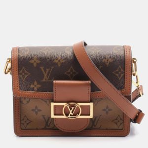 Louis Vuitton Brown Monogram Reverse Dauphine Mini Shoulder Bag, Shoulder Bags - Luxury Closet catalog