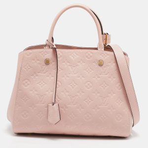 Louis Vuitton Rose Ballerine Monogram Empreinte Leather Montaigne BB Bag, Satchels - Luxury Closet catalog