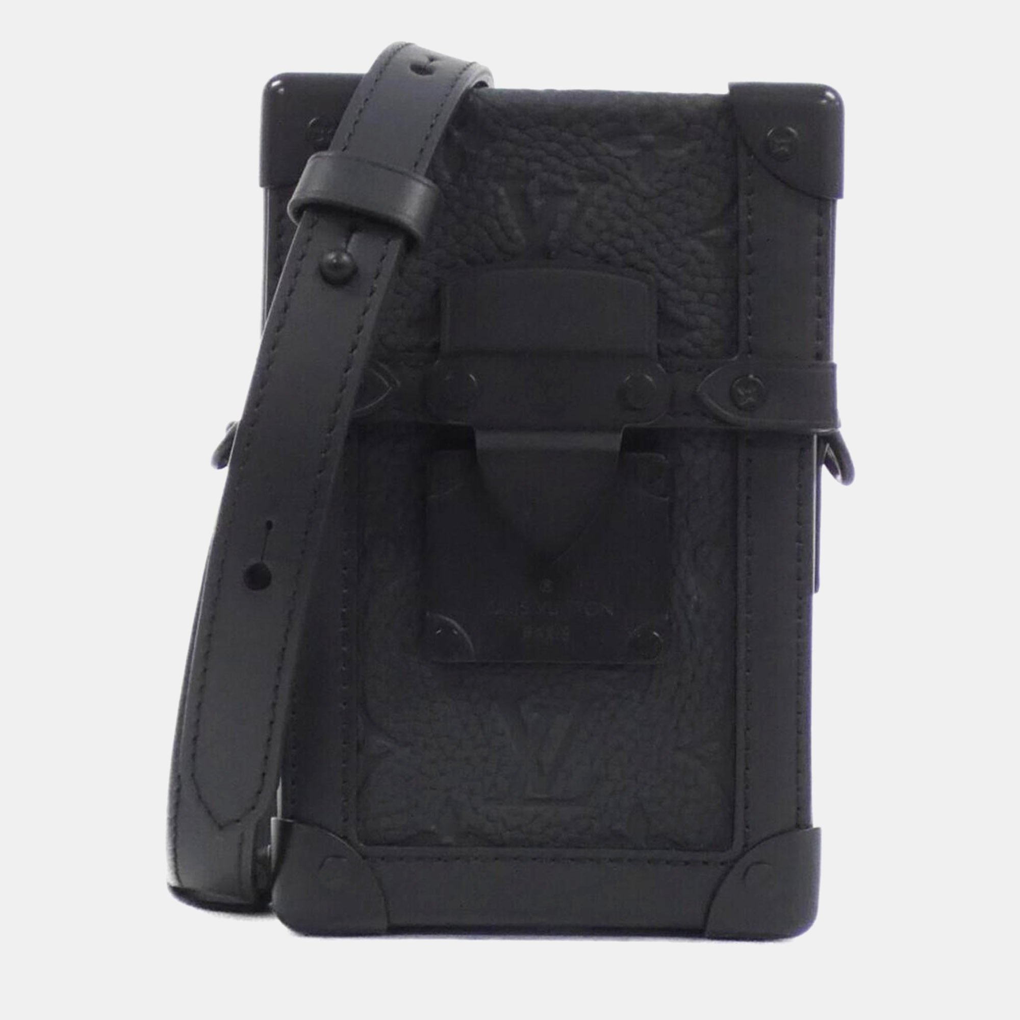 Louis Vuitton Black Monogram Taurillon Leather Vertical Trunk Wearable Wallet, Wallets & Money Clips - Luxury Closet catalog