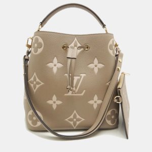 Louis Vuitton Tourterelle Creme Bicolor Leather Neonoe MM Shoulder Bag, Handbags - Luxury Closet catalog