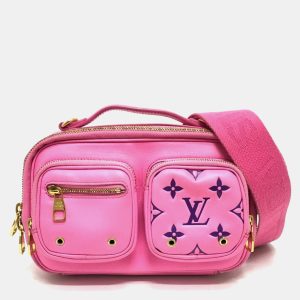 Louis Vuitton Rose Pink Leather Utility Crossbody Bag, Handbags - Luxury Closet catalog