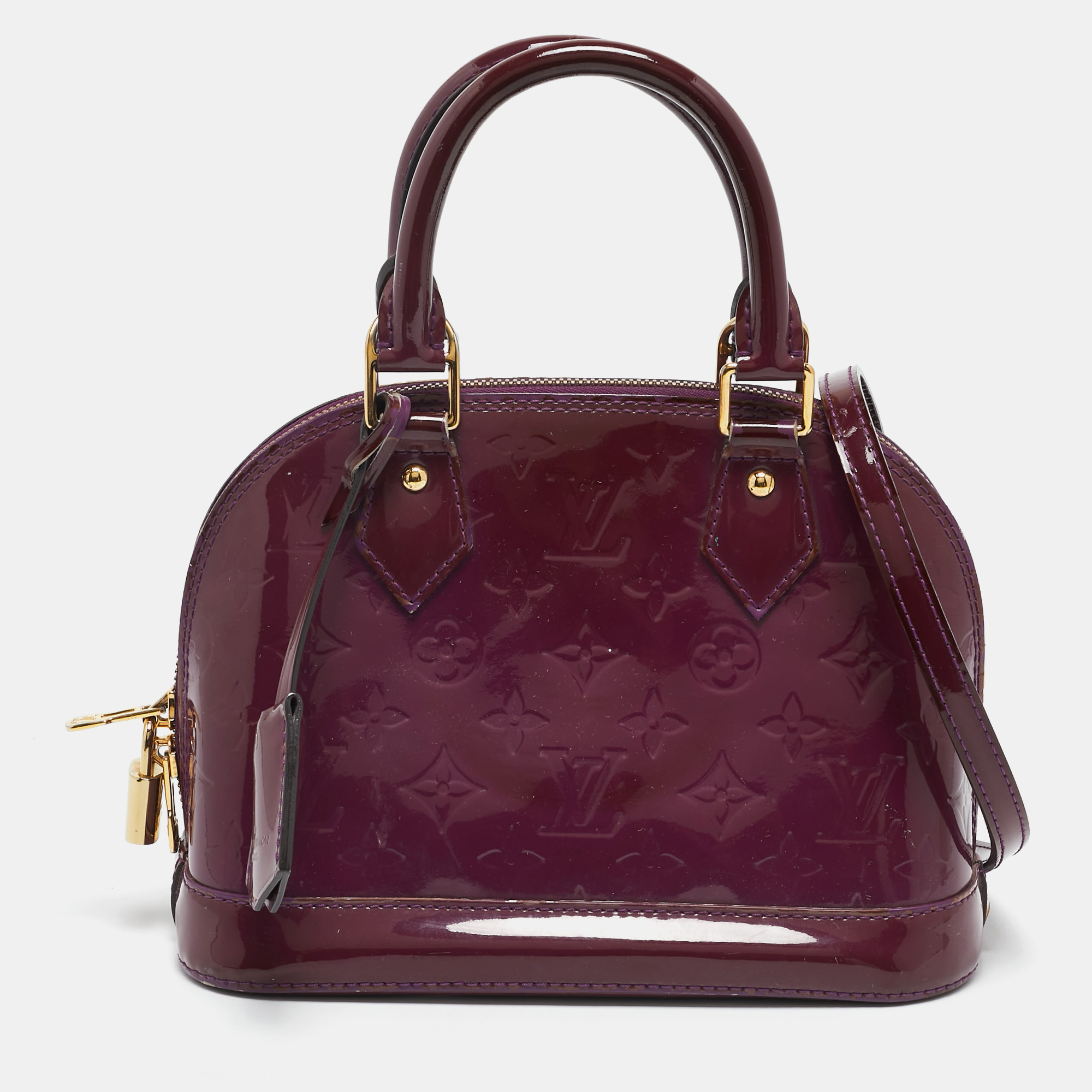 Louis Vuitton Amethyste Monogram Vernis Alma BB Bag, Satchels - Luxury Closet catalog