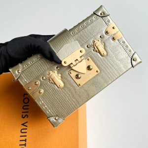 Louis Vuitton Gold Leather Small Trunk Shoulder Bag, Clutches & Special Occasion Bags - Luxury Closet catalog