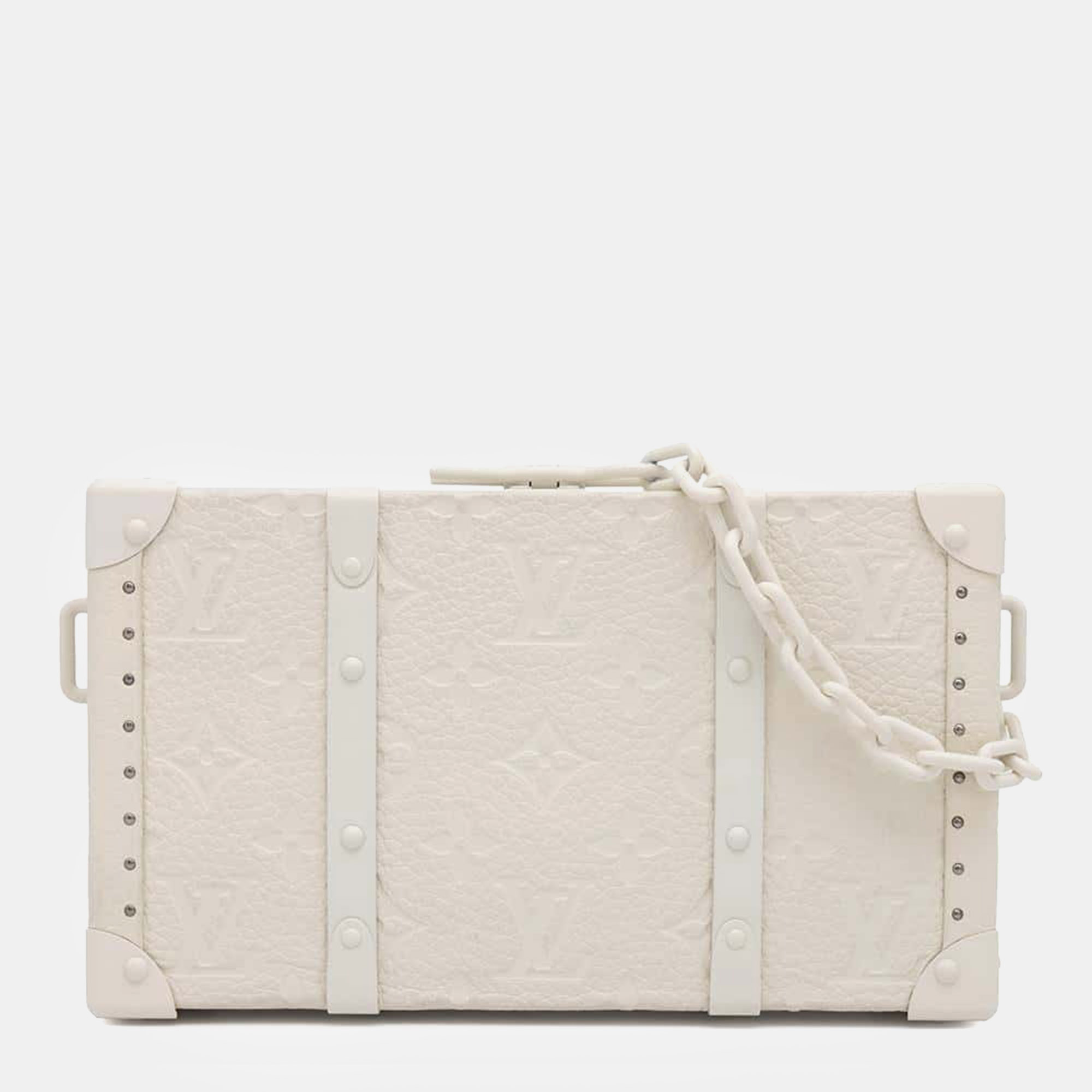 Louis Vuitton White Monogram Taurillon Leather Wallet Trunk Bag, Wallets & Money Clips - Luxury Closet catalog